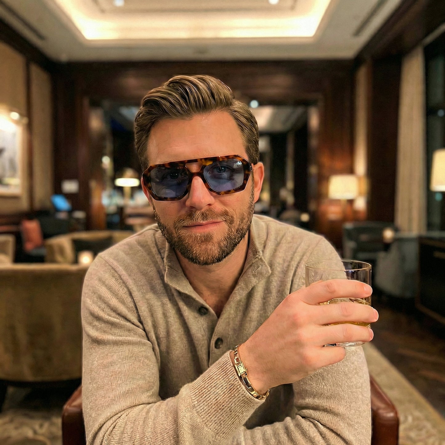 Gafas VÉRA | Gafas Geométricas Bold Carey