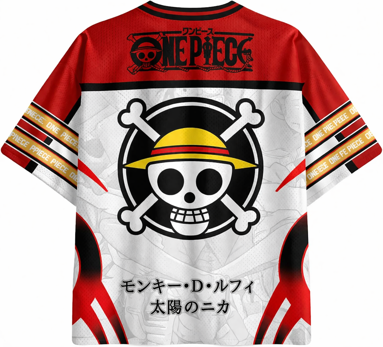 Camiseta One Piece Straw Hat — Diseño Deportivo Premium