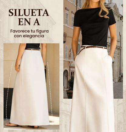 Falda Aura | Estilo elegante y caída fluida