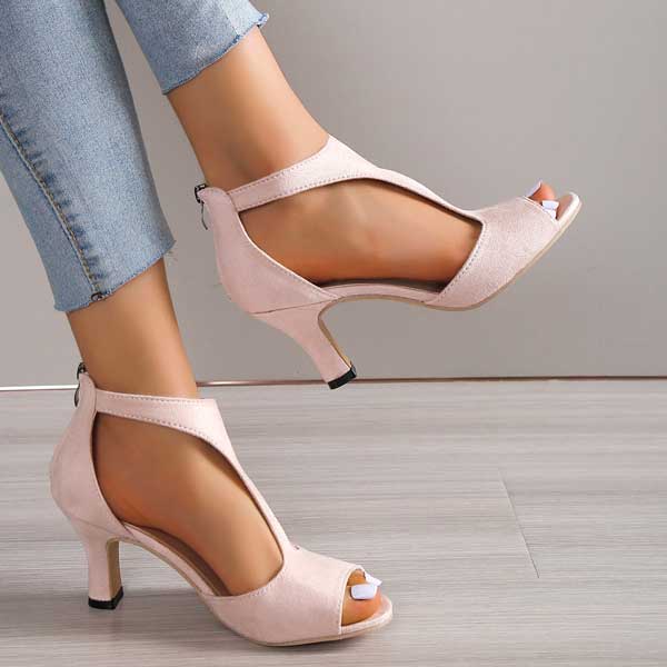 Tacones Élise – Elegancia Ligera con Diseño Abierto y Máxima Comodidad
