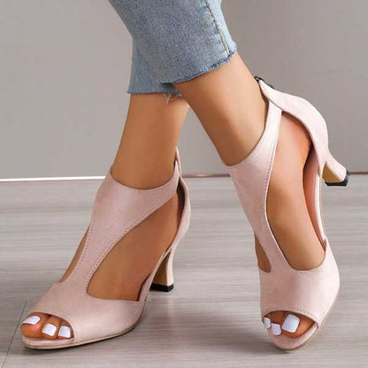 Tacones Élise – Elegancia Ligera con Diseño Abierto y Máxima Comodidad
