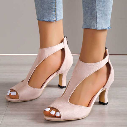 Tacones Élise – Elegancia Ligera con Diseño Abierto y Máxima Comodidad