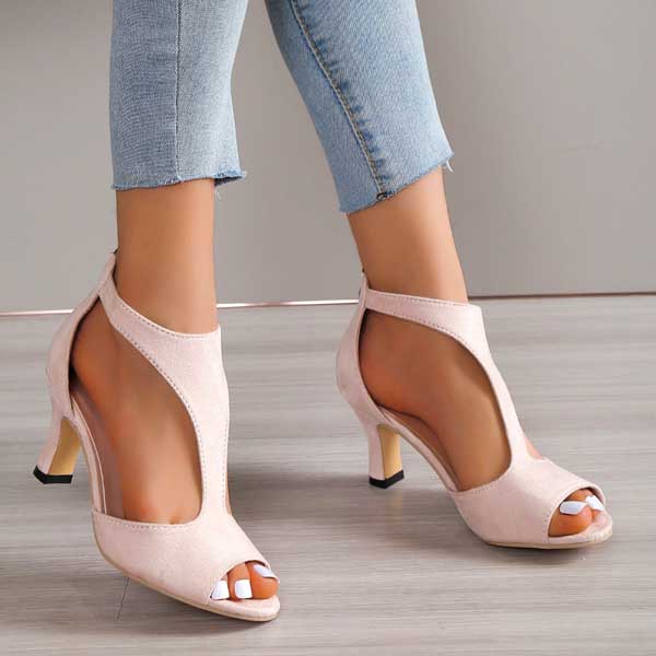Tacones Élise – Elegancia Ligera con Diseño Abierto y Máxima Comodidad
