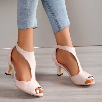Tacones Élise – Elegancia Ligera con Diseño Abierto y Máxima Comodidad