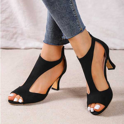 Tacones Élise – Elegancia Ligera con Diseño Abierto y Máxima Comodidad