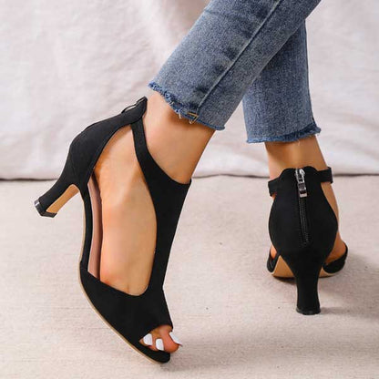 Tacones Élise – Elegancia Ligera con Diseño Abierto y Máxima Comodidad
