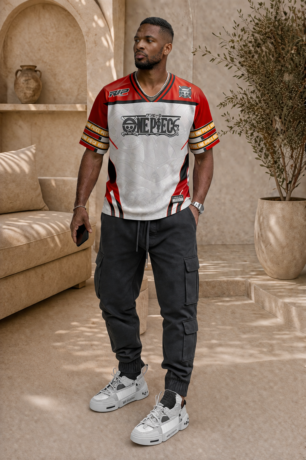 Camiseta One Piece Straw Hat — Diseño Deportivo Premium