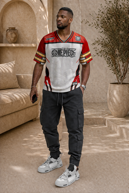 Camiseta One Piece Straw Hat — Diseño Deportivo Premium