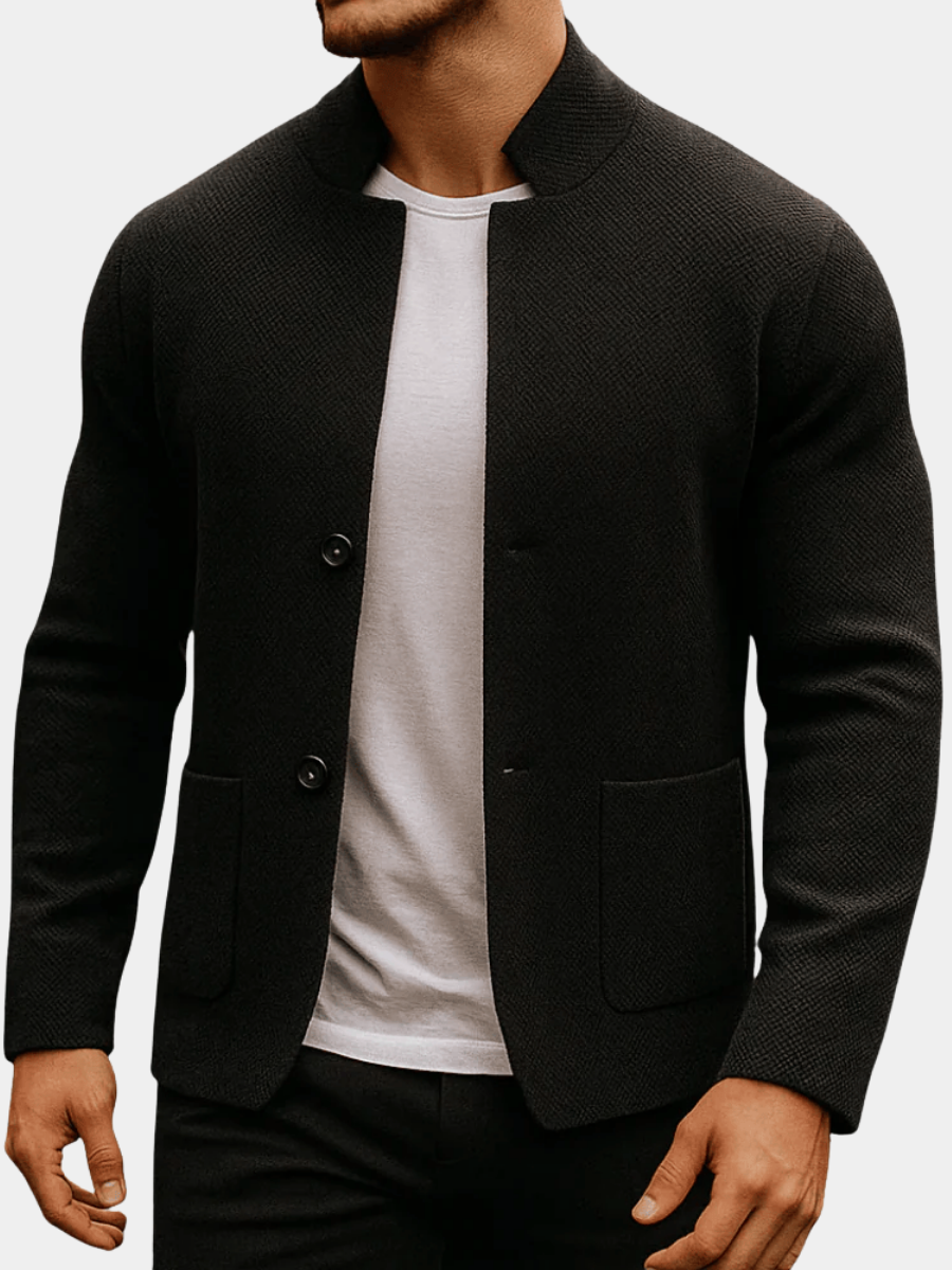 Chaqueta Ardent – Diseño Minimalista de Punto con Corte Elegante y Ajuste Premium