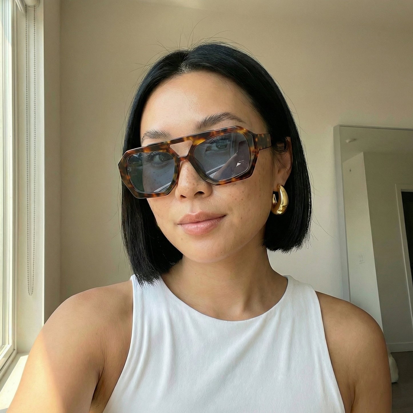 Gafas VÉRA  | Gafas Geométricas Bold Carey