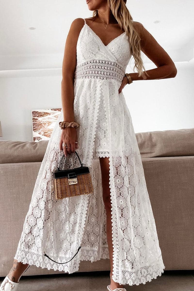 Mono Lucia – Elegancia fluida con caída impecable y abertura sutil
